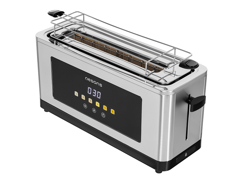 Тостер NESONS NS-TS85NMS2TN (Нержавеющая сталь) 1